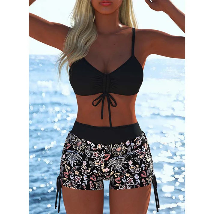 Soft Flow Aurora Bikini Set" 🌈✨