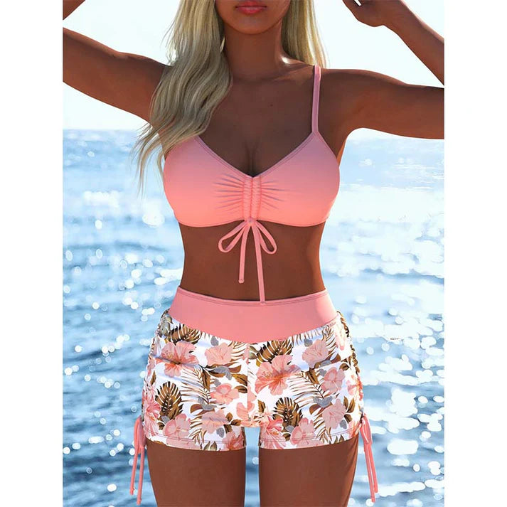 Soft Flow Aurora Bikini Set" 🌈✨