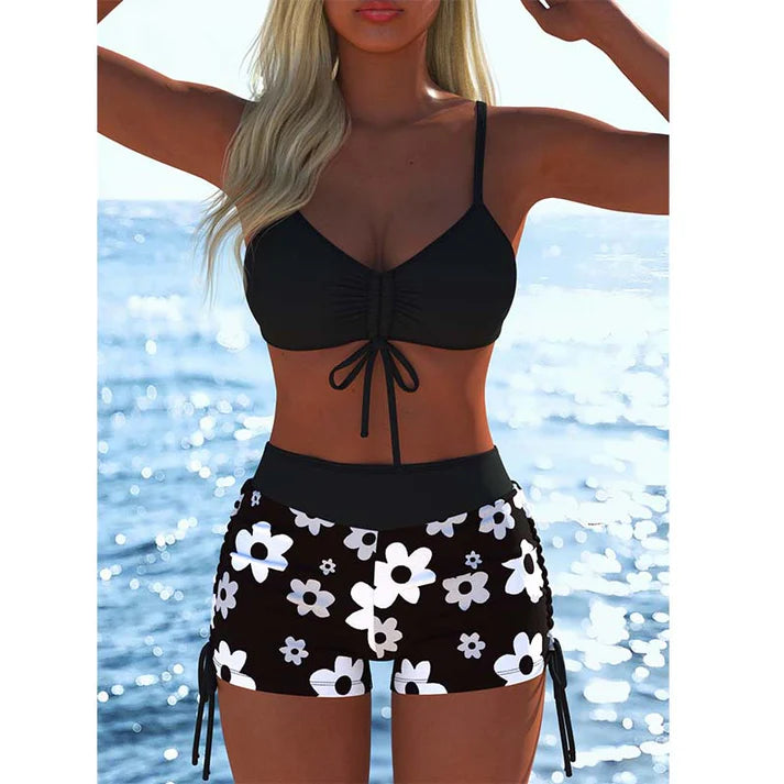 Soft Flow Aurora Bikini Set" 🌈✨