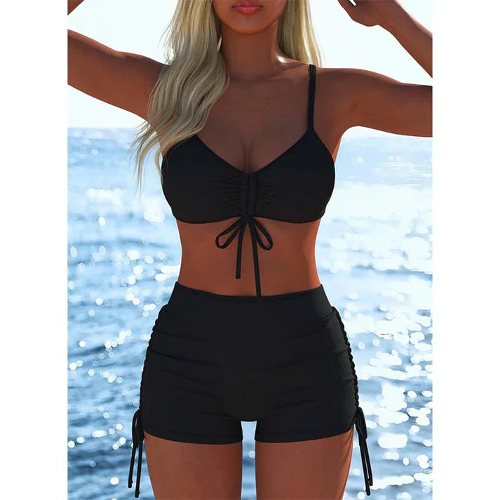 Soft Flow Aurora Bikini Set" 🌈✨