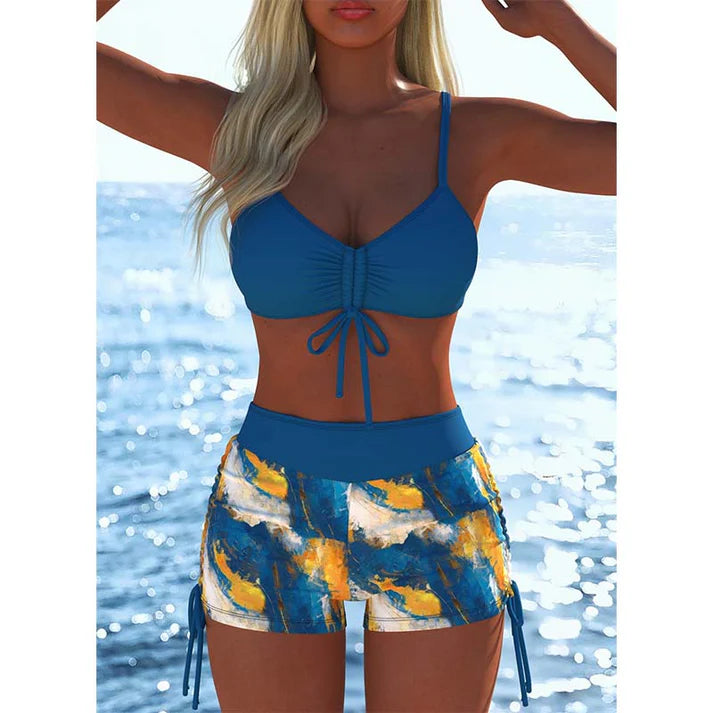 Soft Flow Aurora Bikini Set" 🌈✨