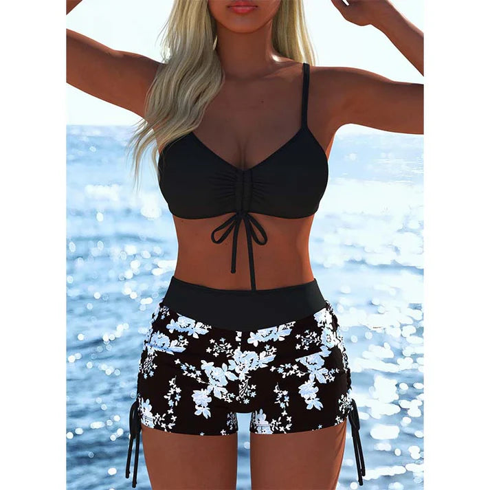 Soft Flow Aurora Bikini Set" 🌈✨